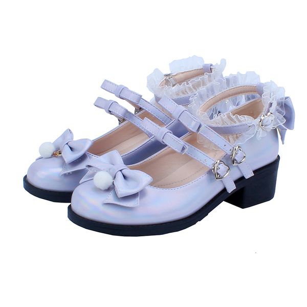 

female jumping meads spring harujuku cosplay sweet girls kawaii feminine tea beautiful japanese party princess anime lolita shoes 039r, Black