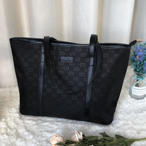 

fashion new simple oxford cloth shoulder waterproof large capacity canvas tote women's handbag handbags outlet