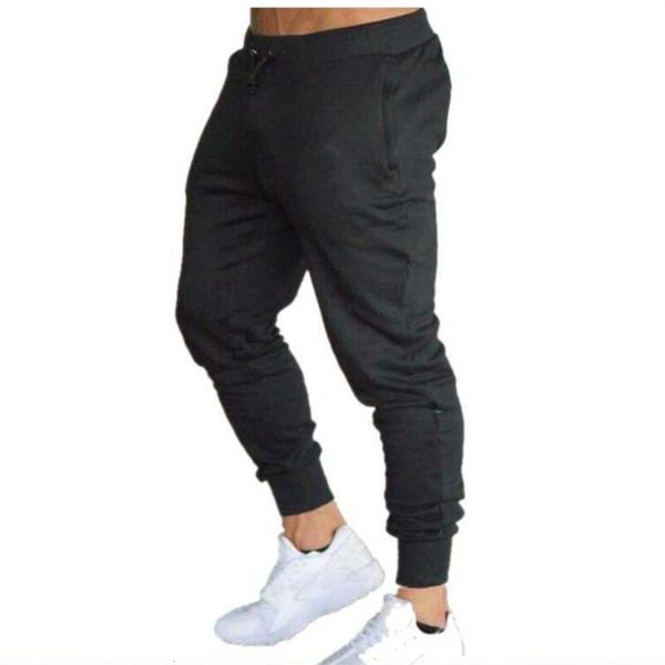 

men's sports pants fitness running pants fashion casual loose leggings, Black