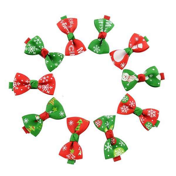 

baby christmas clips barrette 2\, Slivery;white