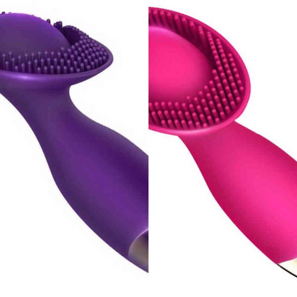 Nxy Sexo Bomba Brinquedos Novo G Spot Girassol 10 Velocidade Estimulador Clitoral Escova Vibrador USB Carregando Mamilo Clitão Lambendo a Vibração de Brinquedo para Mulheres 1221