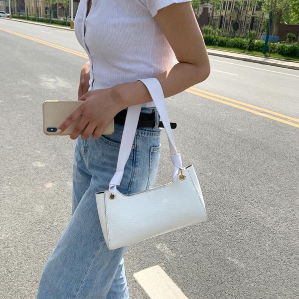 

underarm shoulder bags women handbags lady small stone pattern leather bags for outdoor shopping traveling ornaments