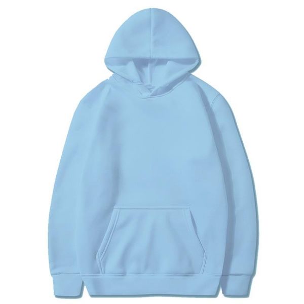 

blank sweater printed loose casual men's sweatshirt european size hoodie, Black