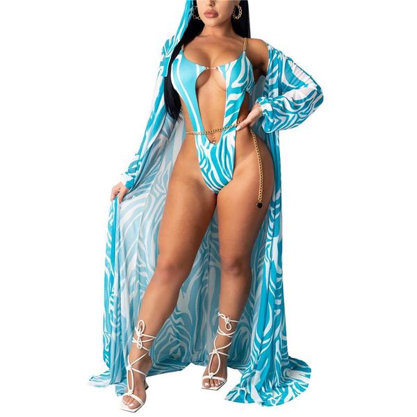 

women's swimwear 2021 women tie dye swimwear+ cover up 2pcs long sleeve bikini ups summer clothing beach wear bathing swimsuit monokini, White;black