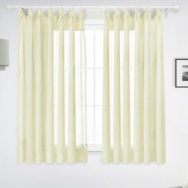 

short curtains solid drops for living room