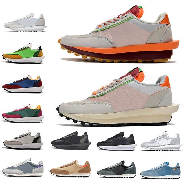 

clot orange blaze varsity blue ldv waffle daybreak mens running shoes triple white black wolf grey platform women men trainers sports sneake