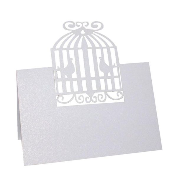 

greeting cards 50pcs love cage place name invitation table wedding party decoration favor