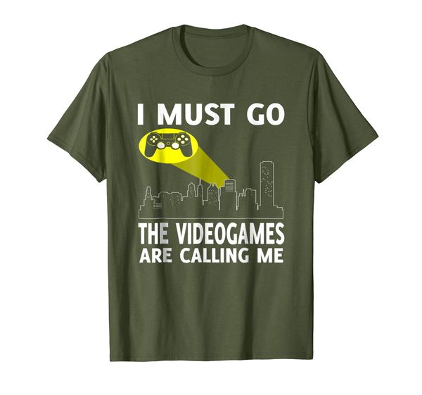 

I must go the videogames are calling me T-shirt, Mainly pictures