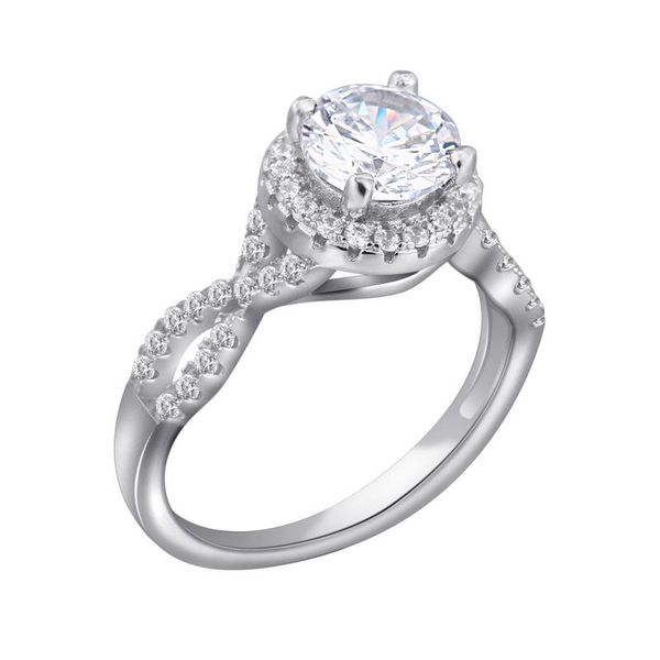 

wedding rings 925 sterling silver ring european and american lady elegant accessories tl-224, Slivery;golden