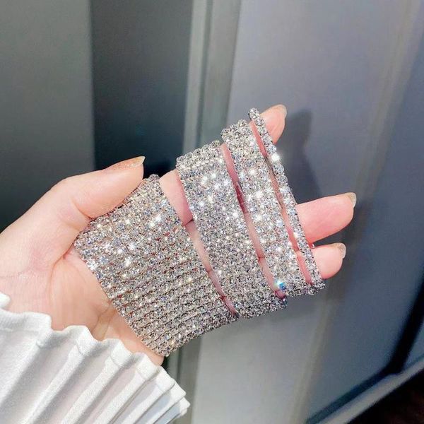 

link, chain flare shiny 4 styles high grade bracelet noble jewellery bracelet&bangle for women girl unique pulseira lover, Black