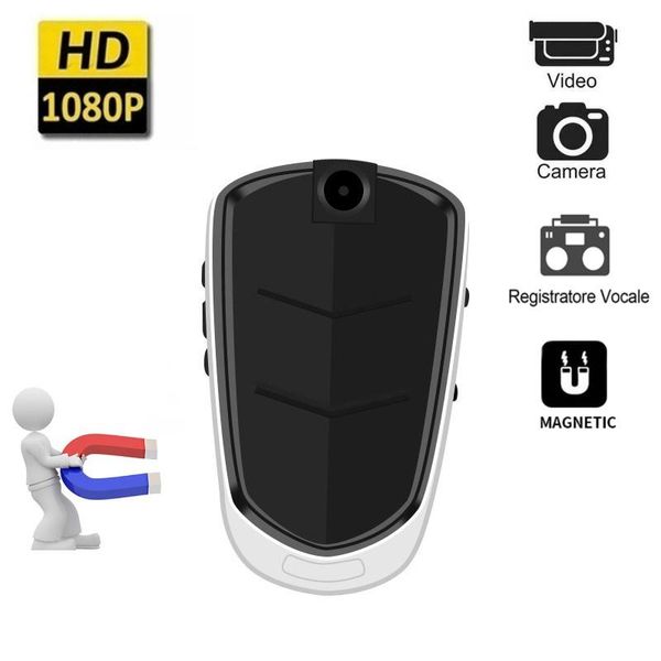 

mini cameras 1080p full hd camera magnetic car keychain portable ultra-compact ir night vision sports surveillance