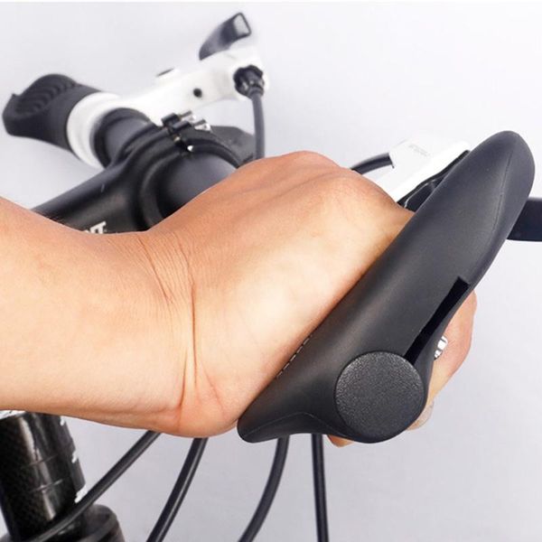 

bike handlebars &components comfy bicycle grips silicone handlebar tpr integrated rubber handle mtb cycling hand rest mountain grip gripping