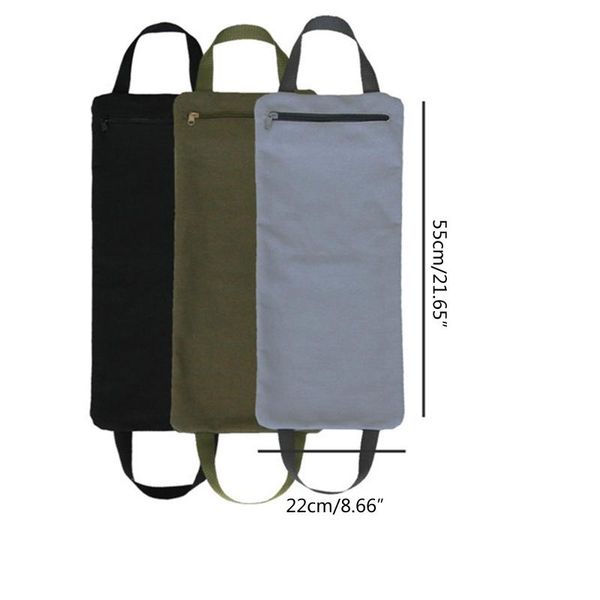 

foldable filled yoga sandbag with two handle for weights and resistance bands