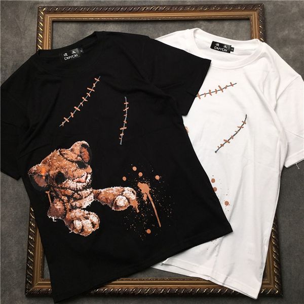 

2021 new barrett men's short-sleeved t-shirt cartoon tiger pattern women t shirts|streetwear 2191001597 oqoi, White;black
