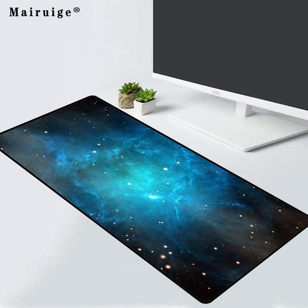

mouse pads & wrist rests nebula space gaming pad large rgb computer mause xxl mousepad gamer keyboard carpet desk mat pc game