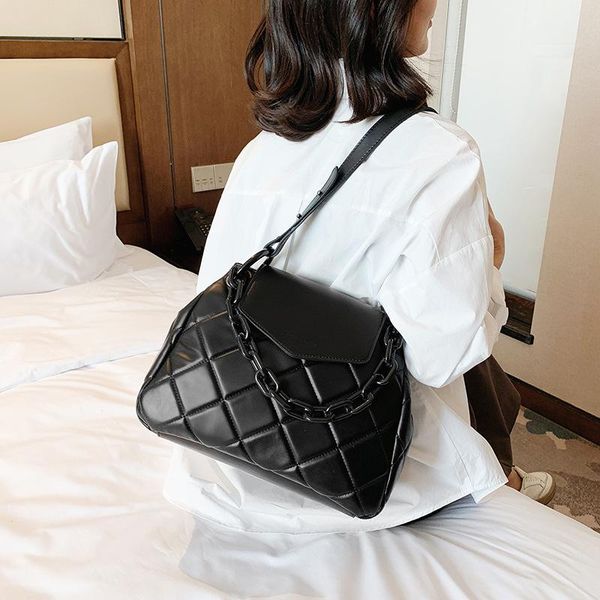 

women's bags women's shoulder bags leather large-capacity chain diamond crossbody bag handbags women designer