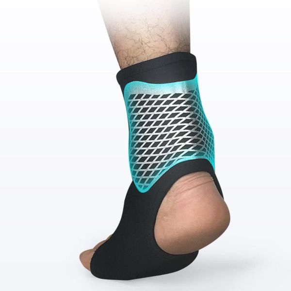

2pcs breathable sports ankle protector ankle care sleeve for exercising running fitness basketball (black size), Blue;black