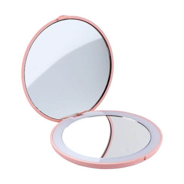 

mirrors portable 10x magnifying makeup mirror mini led round travel