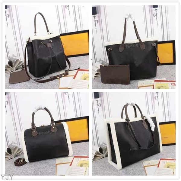 

outlet new fashion designer onthego teddy totes handbags m55420 big capacity duplex printing shopping bags m56963 m56966 m56960 m5