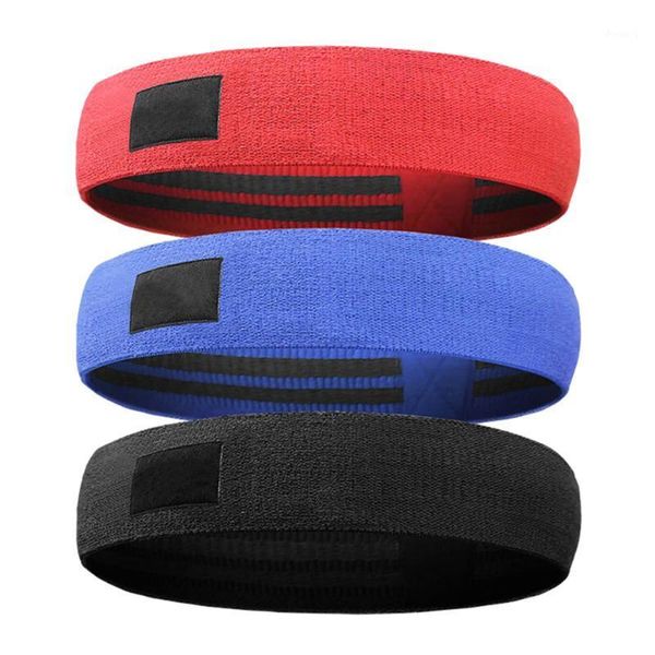 

resistance bands body building pilates yoga elastic hip circle fitness squat stretch belt1