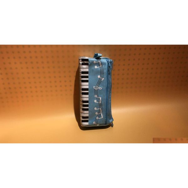 

dhl & sf _express music piano pencil case multi color waterproof cloth keyboard pencil b jllxlv yummy_shop