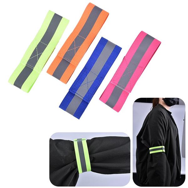 

1pc outdoor sports warning wristband night running light led arm leg reflector