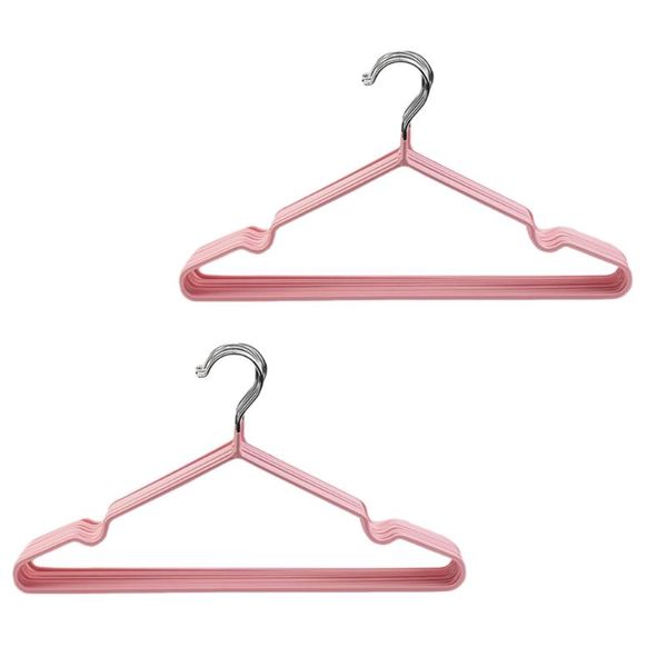 

hangers & racks 10pcs stainless steel clothes hanger durable clothing holder closet organizer
