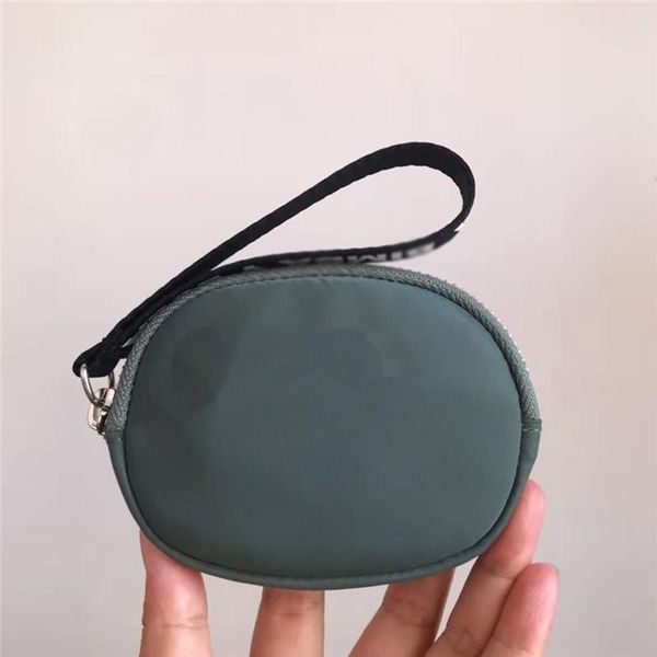 

wallets 2021 style women's female mini ellipse oxford ladies zipper purse, Red;black