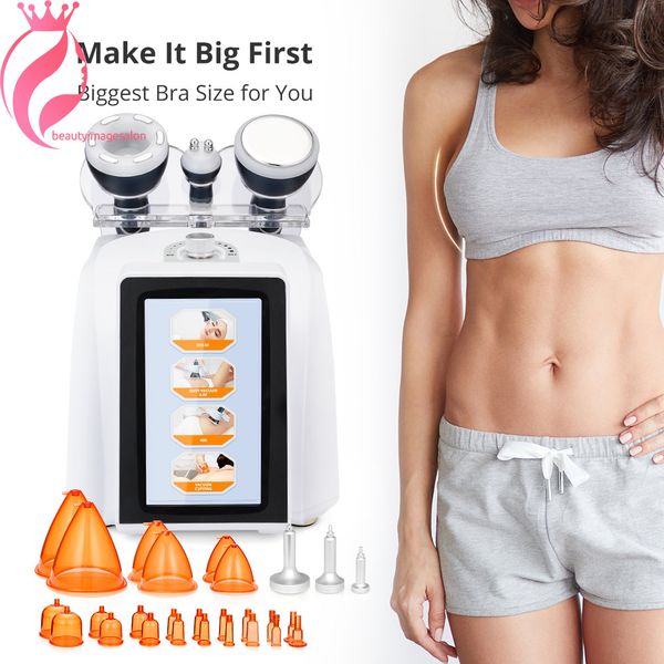 

2021 contouring slimming rf cavitation breast lifting butt vacuum therapy massage body detox beauty machine