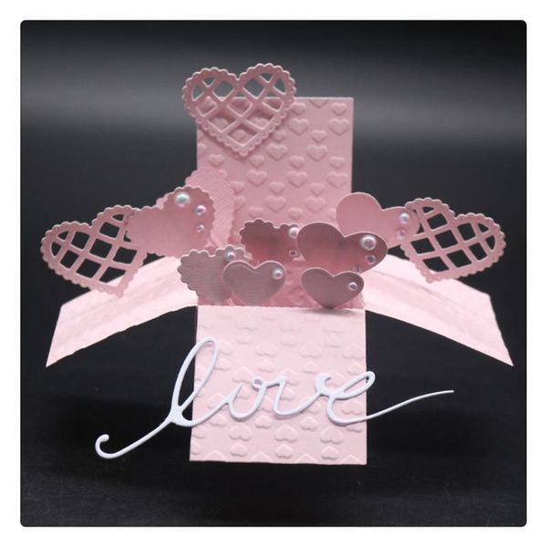 

painting supplies yinise1698 loving box scrapbook metal cutting dies for scrapbooking stencils diy cards decoration embossing folder d