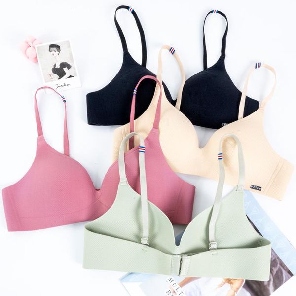 

bras seamless active bra women's push up bralette wireless thin unlined women brassiere fashion comfortable underwear, Red;black