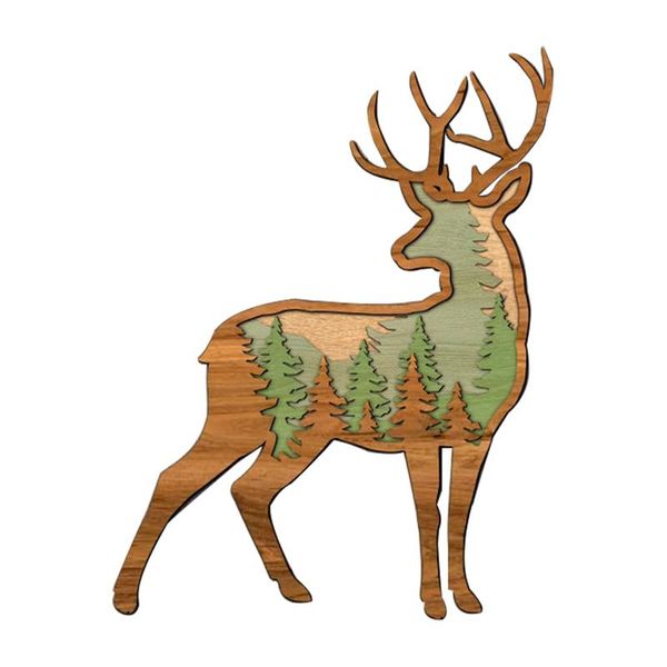 

decorative objects & figurines home ornament animal wall decoration sculpture easy install living room art craft porch acrylic gift sign diy