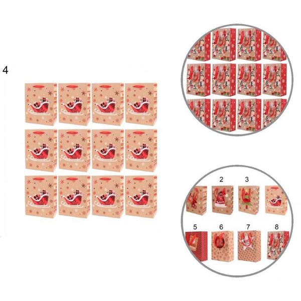 

gift wrap wear resistant 8 styles snowflake snowman santa sweet bag for home