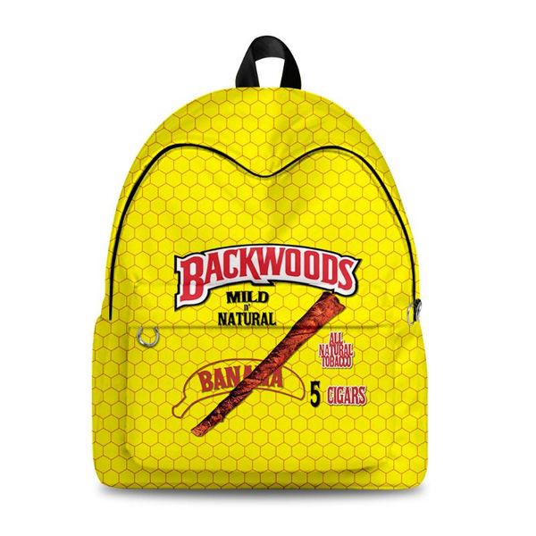 

backpack backpacks backwoods cigars teenage students school bags 3d print colorful cosplay oxford travel casual