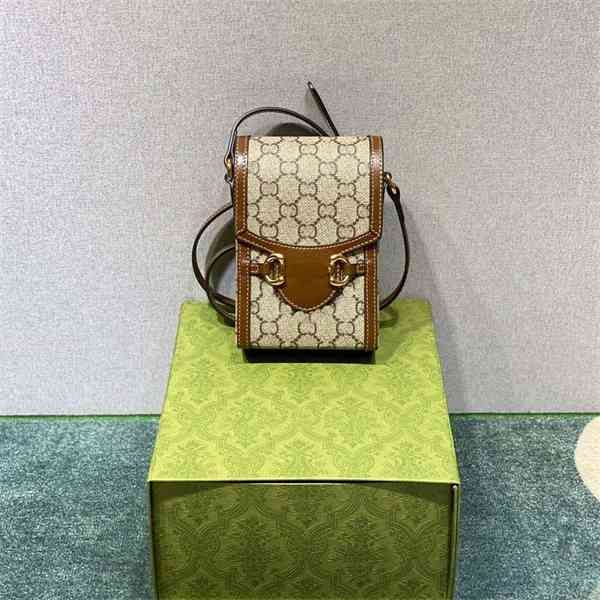 

new leather horse's buckle mobile phone bag lu han same women's one shoulder messenger bag purse outlet