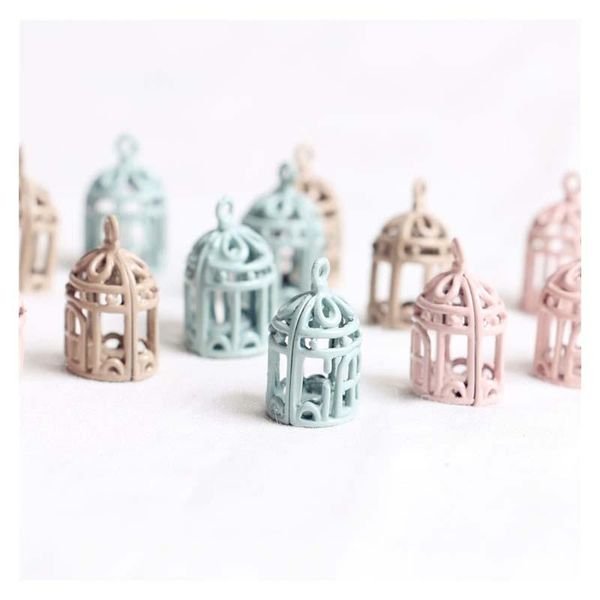 

decorative objects & figurines mini bird cage decoration toy model accessories miniature scene home decor garden modern doll house