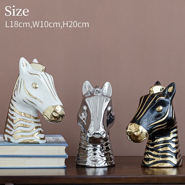 

other home decor living room wine cabinet decoration ceramic animal zebra crafts modern simple