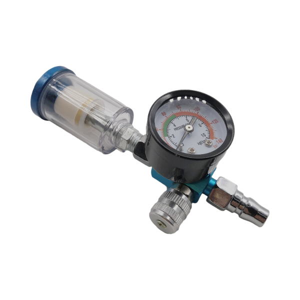 

professional spray guns gun air regulator valve pressure gauge and in-line trap filter tool mini