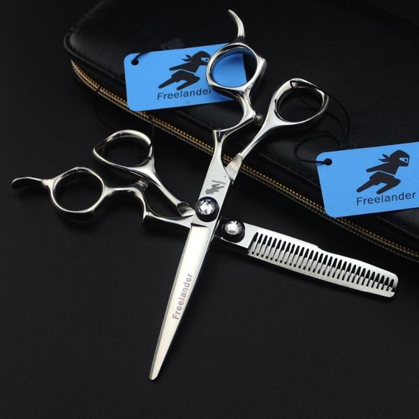 

hair scissors "ander shaped salon special upgraded bright large curved handle fashion 6.0 inch teeth size