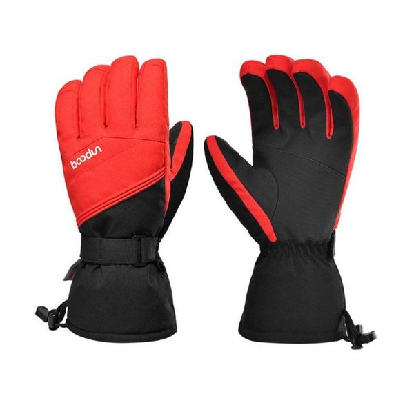 

cycling gloves fishing full finger breathable warm fitness ski waterproof m/ l/ xl winter, Black