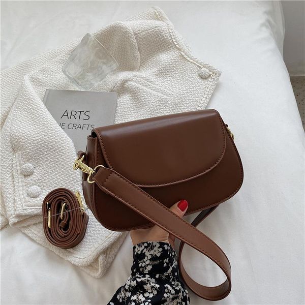 

shoulder bags fashion solid color one crossbody hand bag