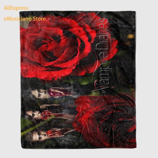 

blankets the vampire diaries 3d printed blanket bed throw soft summer travel