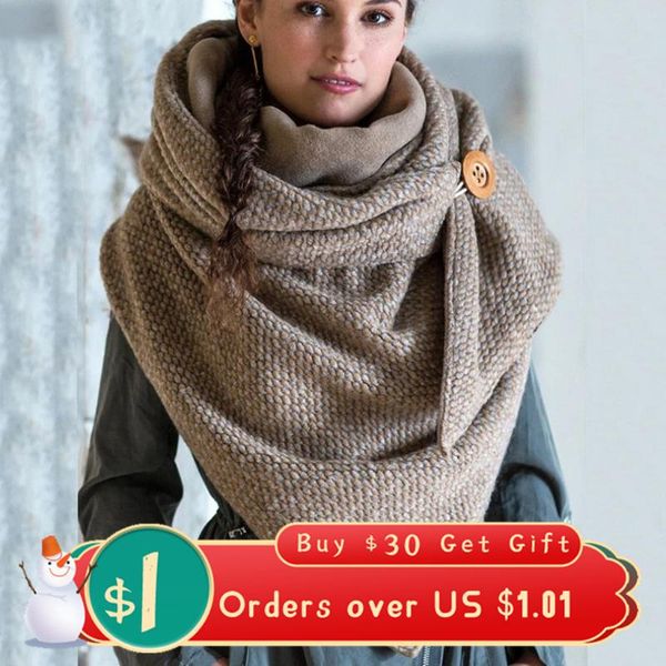 

scarves women pure color scarf fashion scarve retro female multi-purpose shawl foulard femme winter accesorios mujer f, Blue;gray