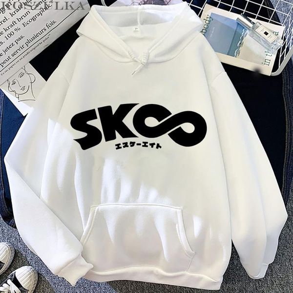 

men's hoodies & sweatshirts fashion anime hoodie sk8 the infinity langa men/women oversized streetwear pullover harajuku skate clothes, Black