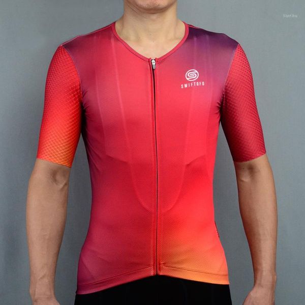 

racing jackets swiftofo flame red men cycling jersey pro team short sleeve bicycle clothes summer bike shirt sports clothing uniform1, Black;red