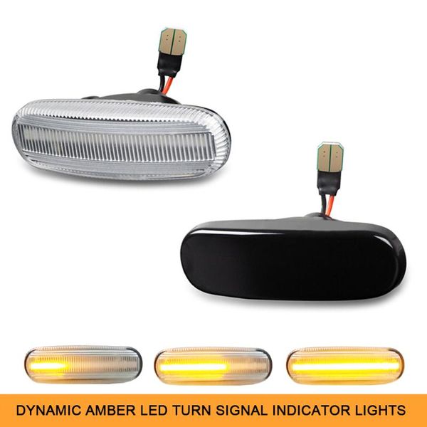 

emergency lights for bipper tepee estate van 2009~2021 dynamic amber led side marker indicator light car turn signal la