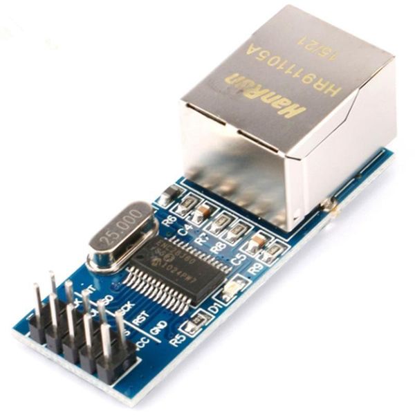 Mini Enc28J60 Módulo de placa de rede da LAN Ethernet 25MHz 51 AVR SPI Pic STM32 LPC 3.3V