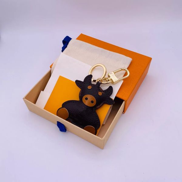 

fashion designer key buckle bag car keychain handmade leather animals keychains man woman purse bag pendant accessories 12 styles, Silver