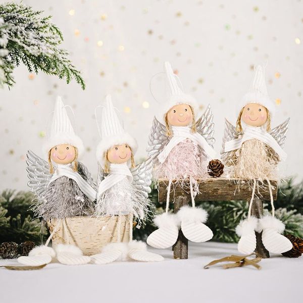 

christmas decorations cute angel doll decoration pendant tree hanging ornament for home decor