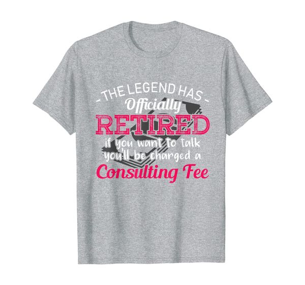 

the legend has officially retired funny retirement gift t-shirt, White;black